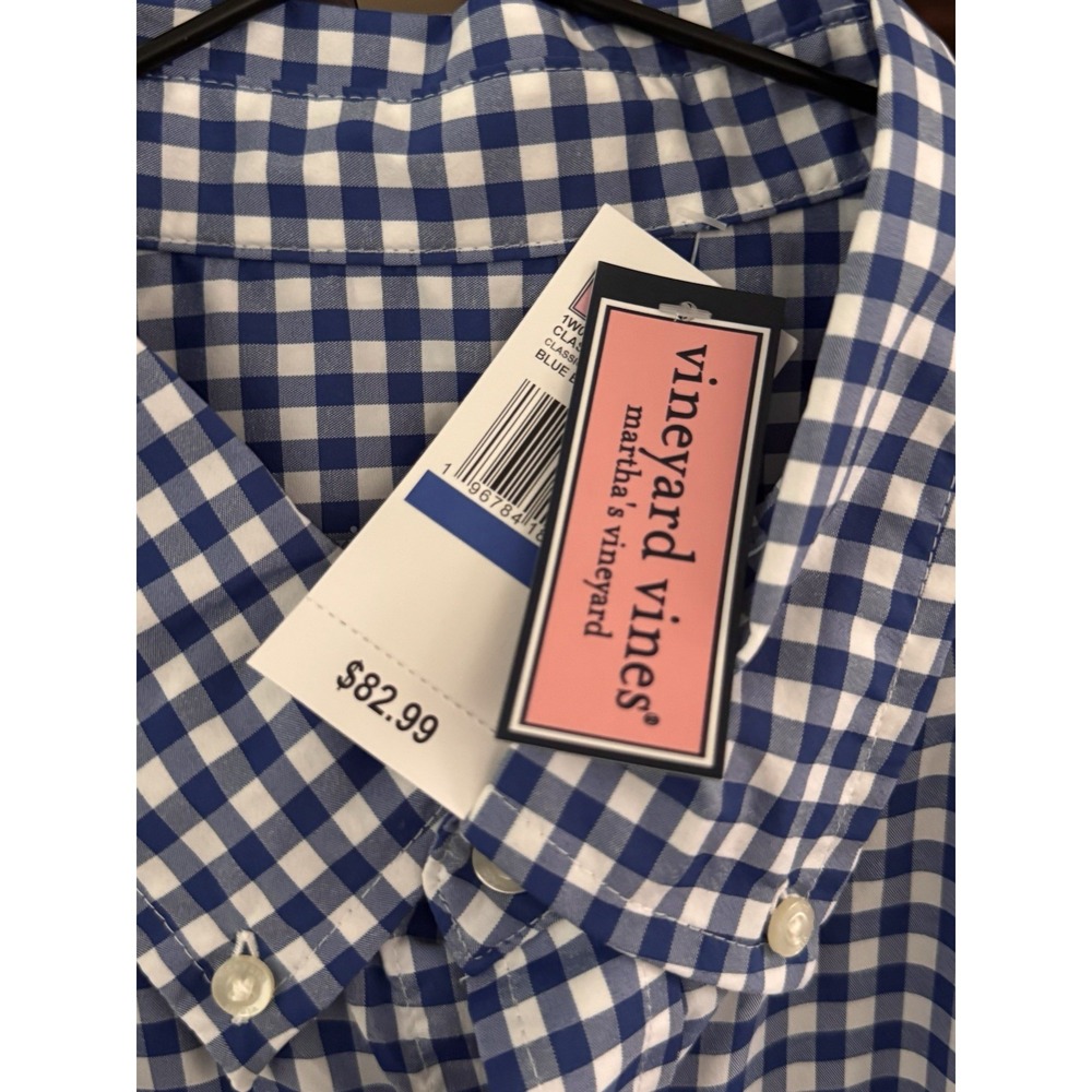 Vineyard Vines Performance Nylon Gingham Button D… - image 7